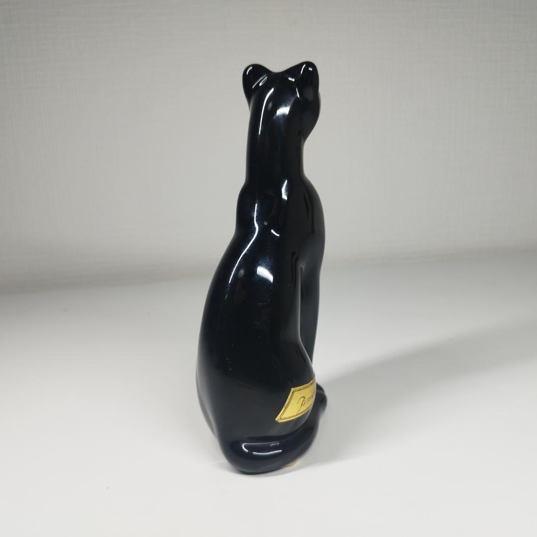バカラ ブラッククリスタル 黒 猫 フィギュリン 16cm 美品 ガラ f0q0