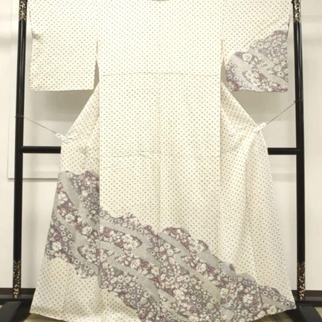 【訪問着】 絞り・辻が花・正絹❣️逸品✨ No.1363