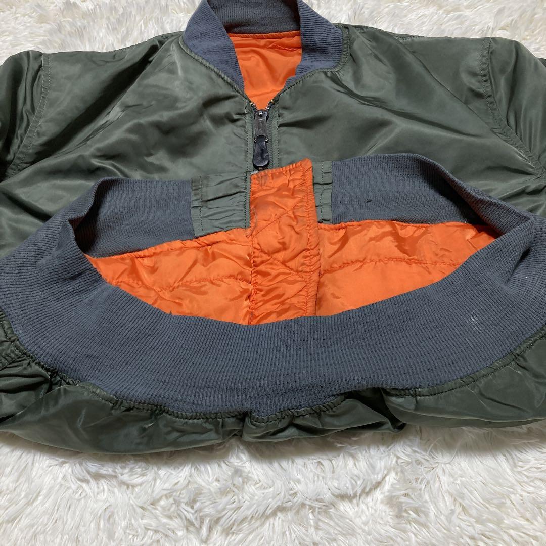 大きいサイズ　USA製　アルファインダストリーズ　MA-1 80s XXL