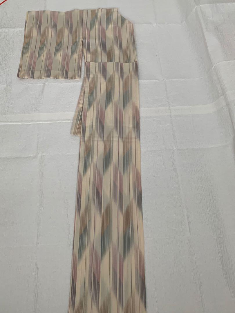 単衣 夏物 裄64.4cm 通好み 上布 着尺 麻 ～155cm Ts559 - メルカリ
