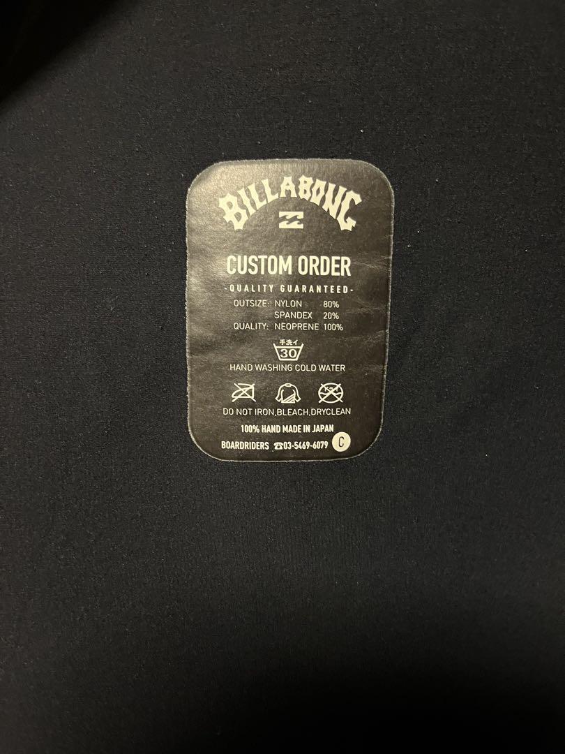 Billabong フロントジップ ロングスリーブタッパー LRサイズぐらい