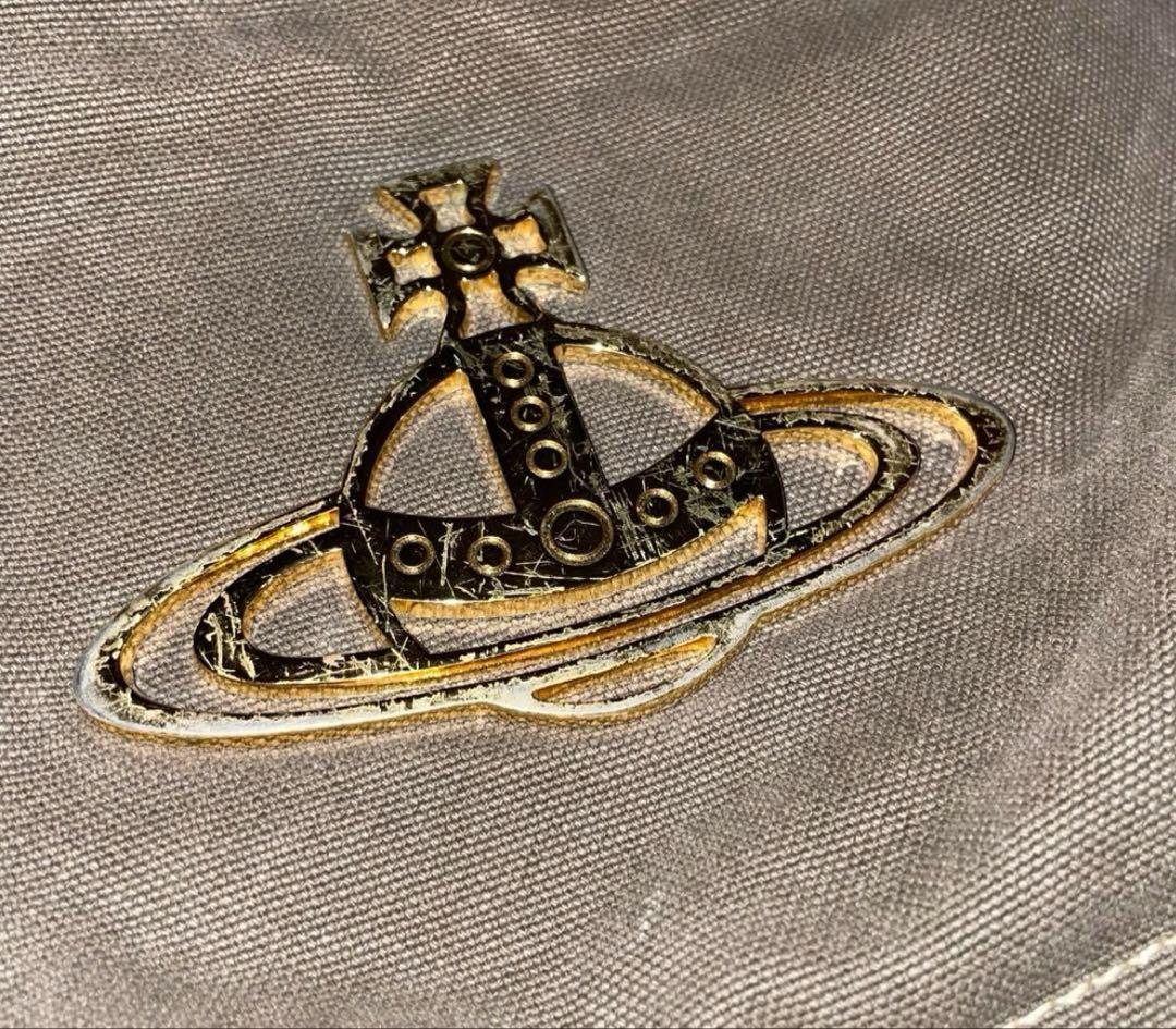 Vivienne Westwood ゴールドオーブ キャンバス リュック Vivienne Westwood ゴールドオーブ キャンバス リュック