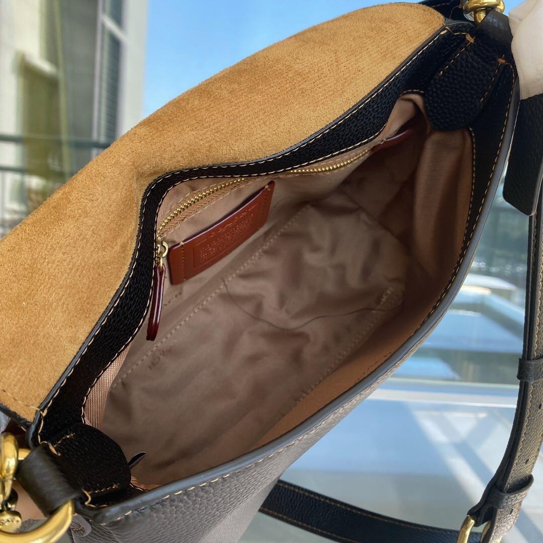 新品 COACH ショルダーバッグ クロスボディバッグ ブラック 3954 画像8