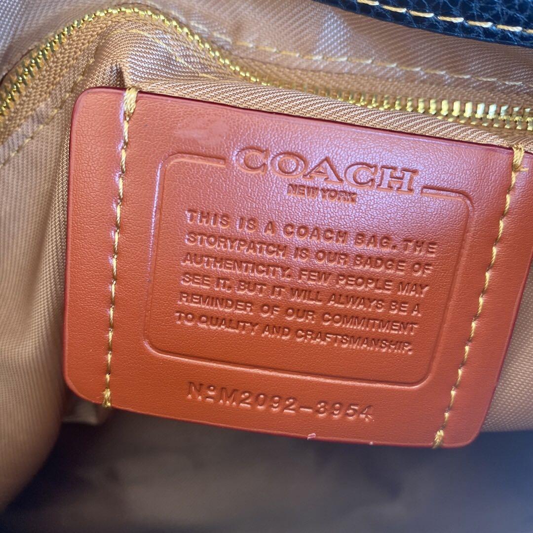 新品 COACH ショルダーバッグ クロスボディバッグ ブラック 3954 画像9