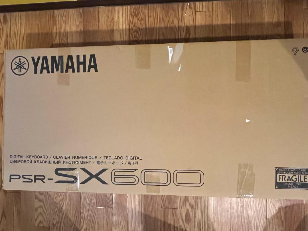 【新品未使用】YAMAHA PSR-SX600 61鍵盤 ポータブルキーボード