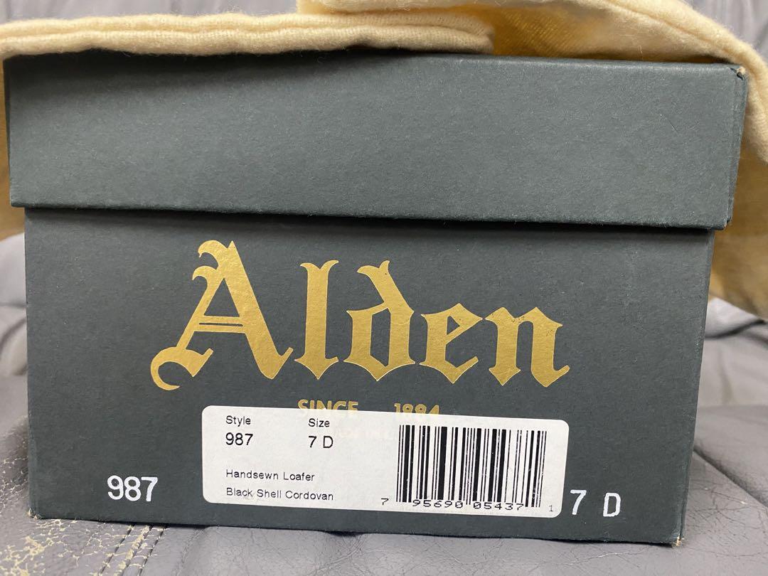 Alden オールデン コードバン 987ローファー 7D 純正シューツリー付