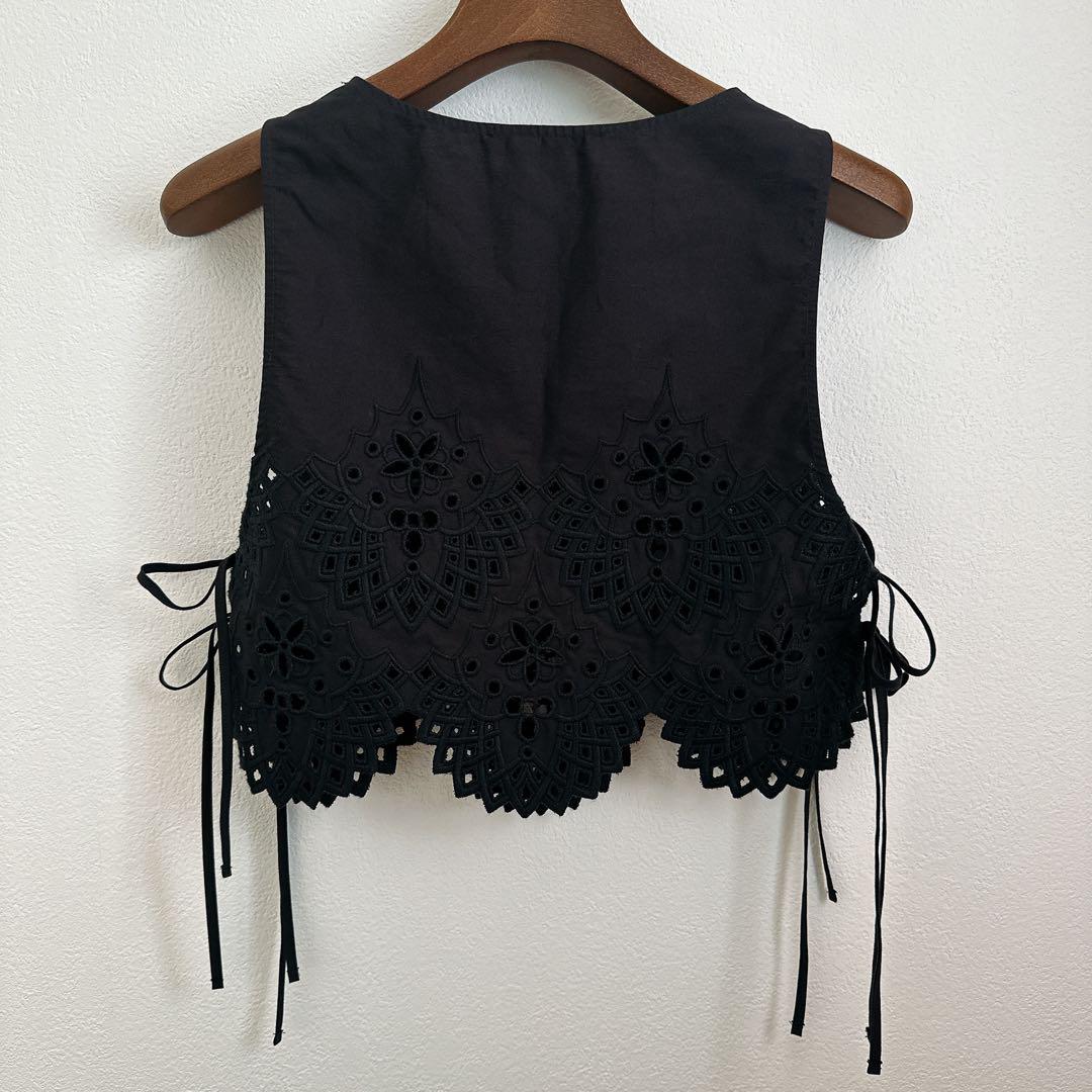 ERMANNO SCERVINO ショート カットワーク刺繍 トップス