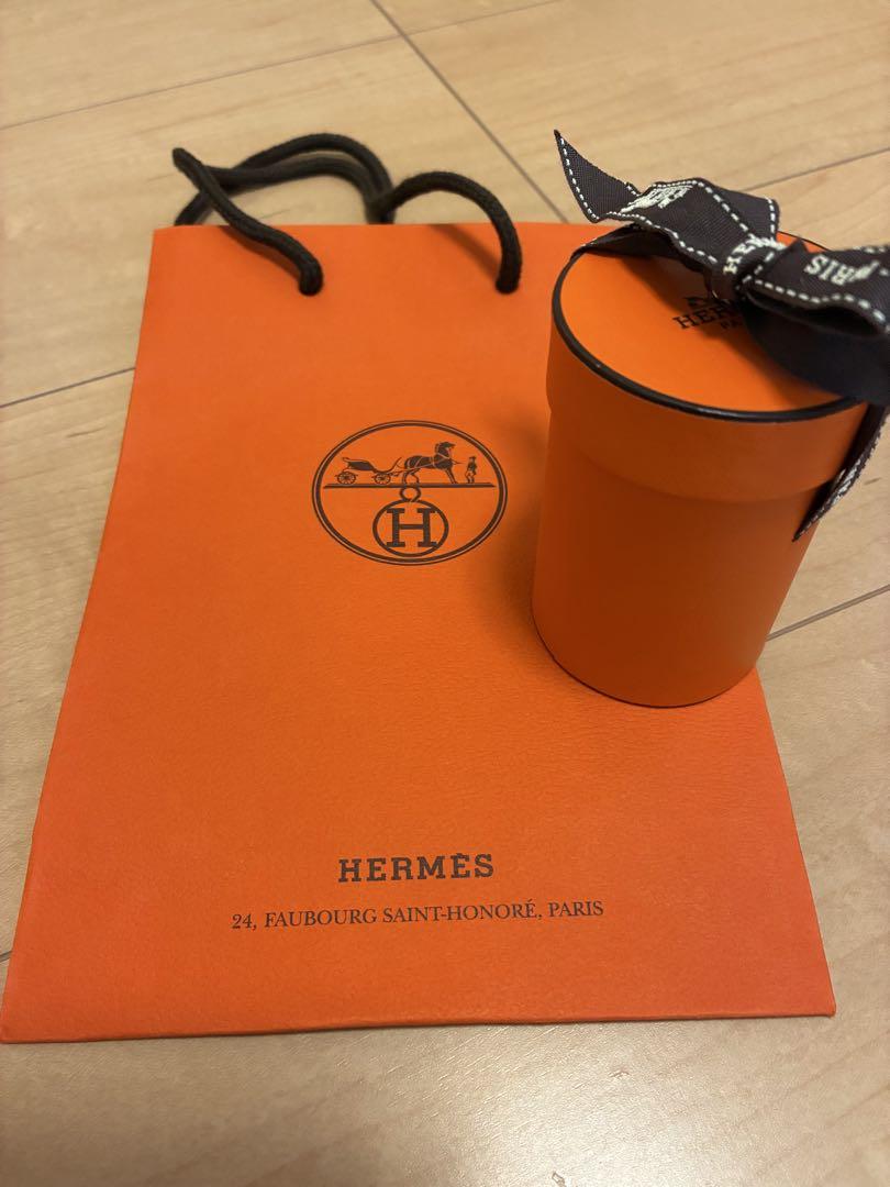 HERMES ♡リボンデザイン 三角スカーフ