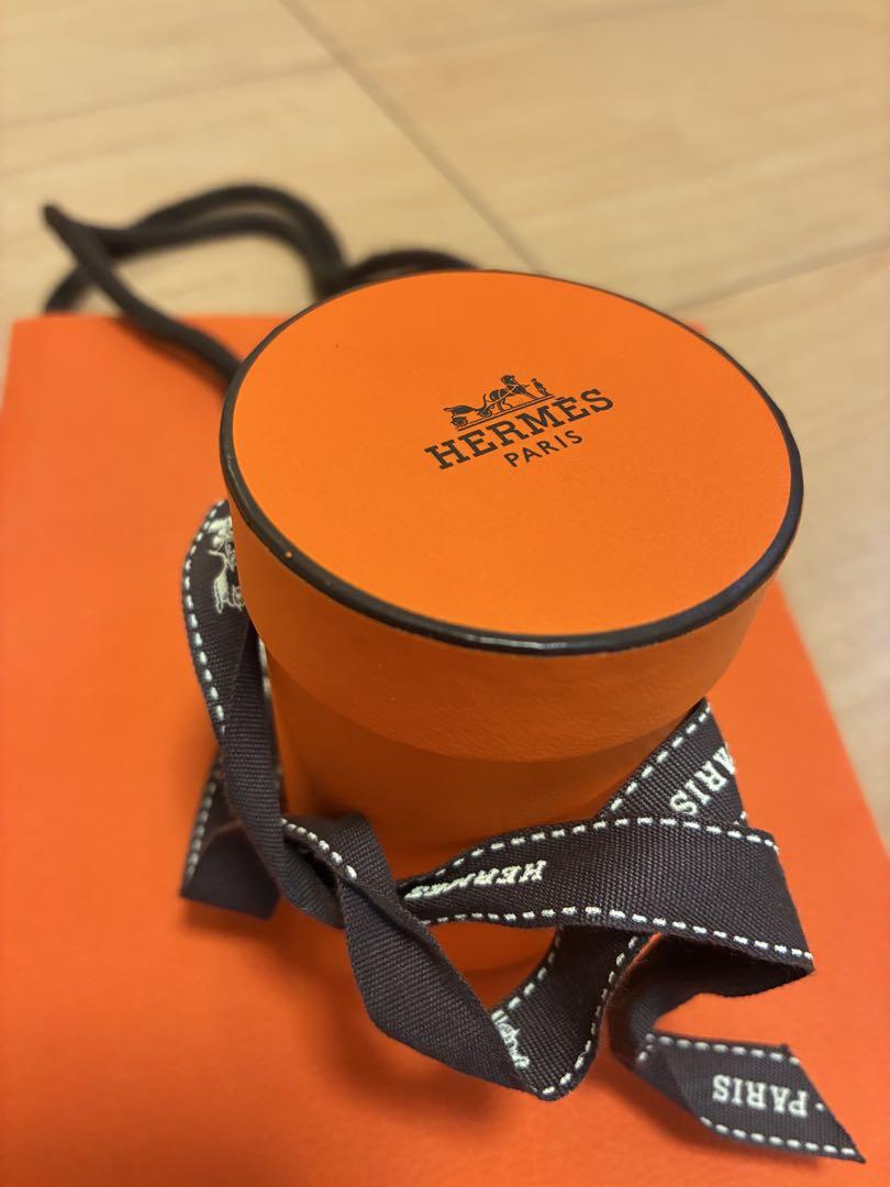 HERMES ♡リボンデザイン 三角スカーフ