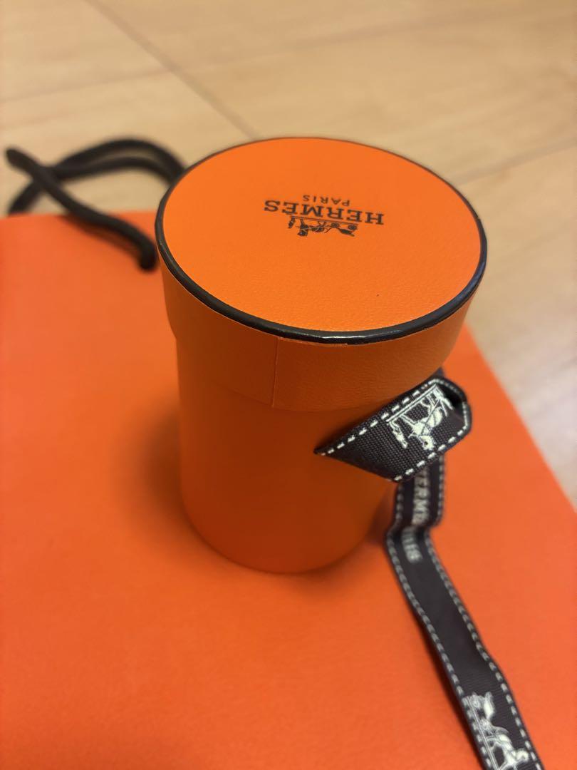 HERMES ♡リボンデザイン 三角スカーフ