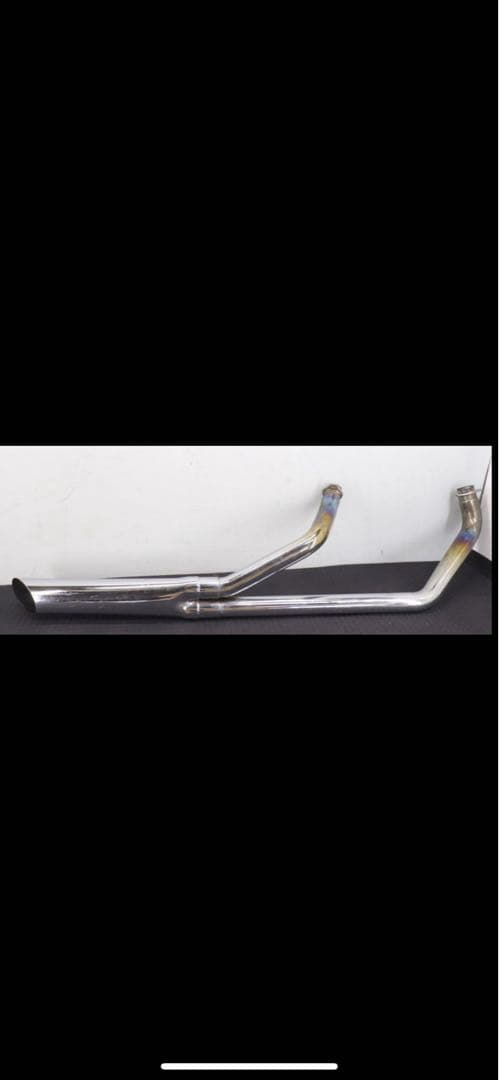 ショベル マフラー 2IN1 マフラー スラッシュカットやや傷や汚れあり