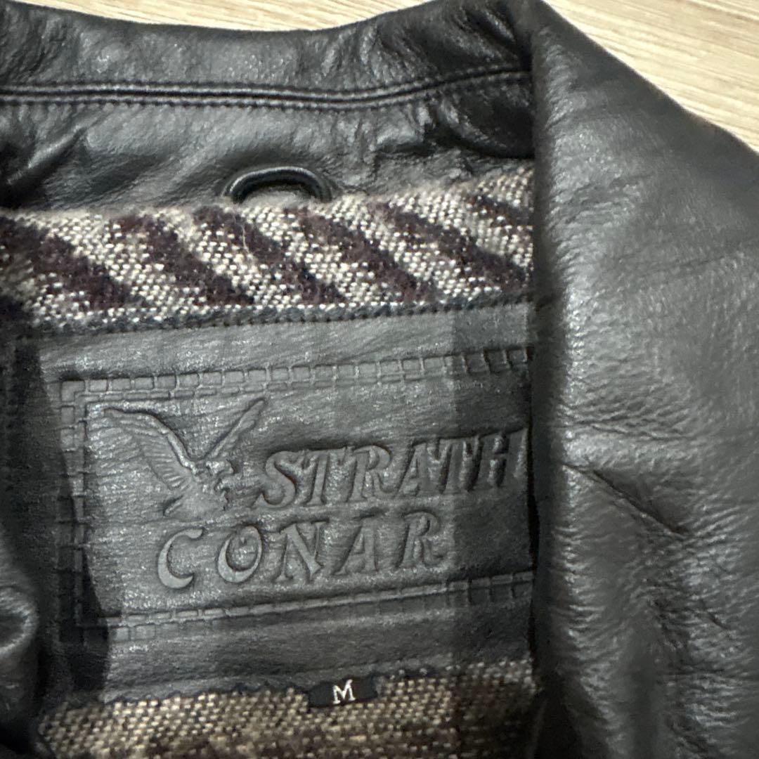 STRATH CONAR 短丈レザージャケット スウィングトップ型 STRATH CONAR 短丈レザージャケット スウィングトップ型