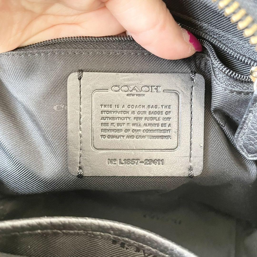 【ほぼ新品】COACH カメラバッグ ショルダーバッグ チェーン