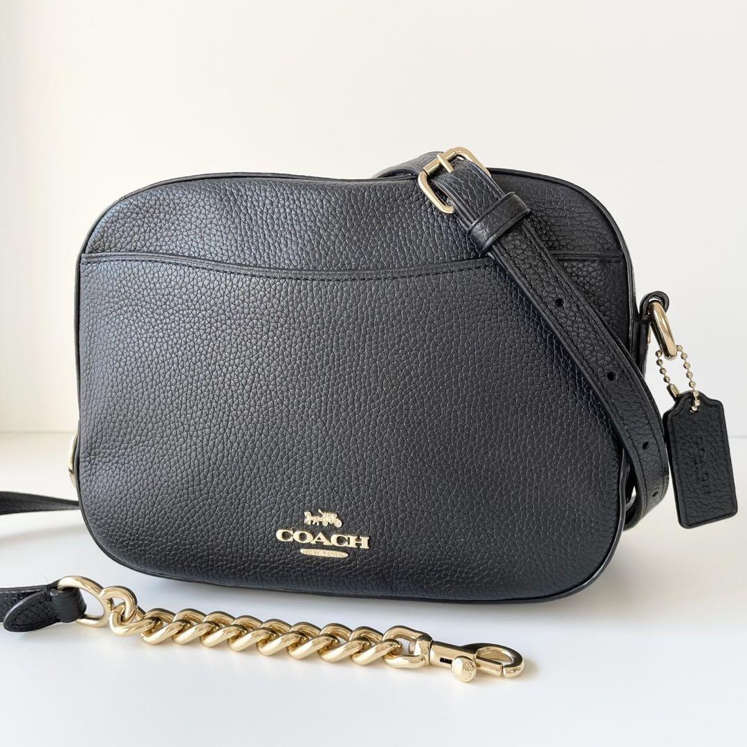 【ほぼ新品】COACH カメラバッグ ショルダーバッグ チェーン