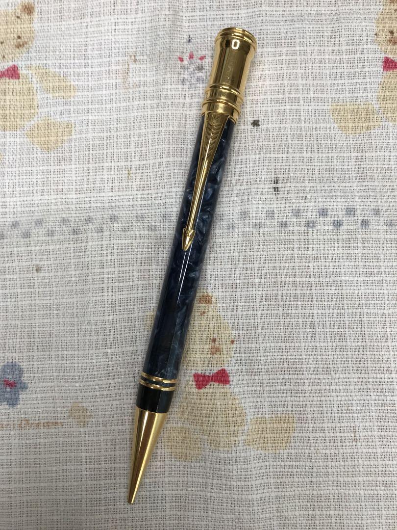 【通販激安】 パーカー ブルーマーブル デユォフォールド シャープペンシル 筆記具