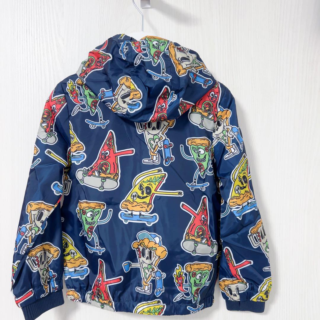 【新品】stella mccartney ピザ柄 ウィンドブレーカー 8A 【新品】stella mccartney ピザ柄 ウィンドブレーカー 8A