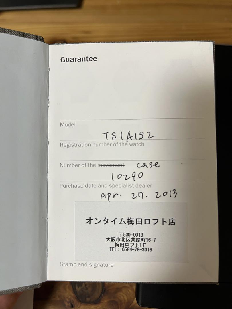 【中古・美品】ノモス NOMOS TS1A1S2 タンジェント スポーツ 手巻き 画像6
