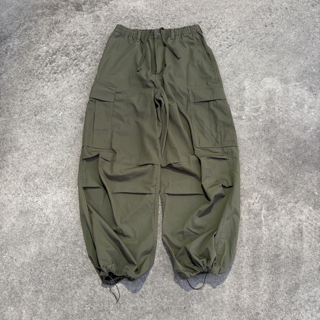 00s カーゴパンツ y2k グランジ ワイド フレア EDWIN ギミック変形 カーゴパンツ ギミック ドローコード ワイドパンツ グランジ y2k