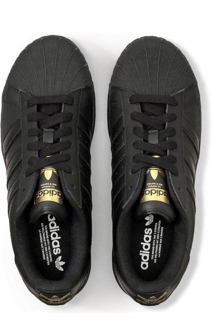 【新品】adidas スーパーコート　黒　26.5㌢（管理番号：165） 26.5cm新品】adidasスタンスミス 黒 FX5499 新品