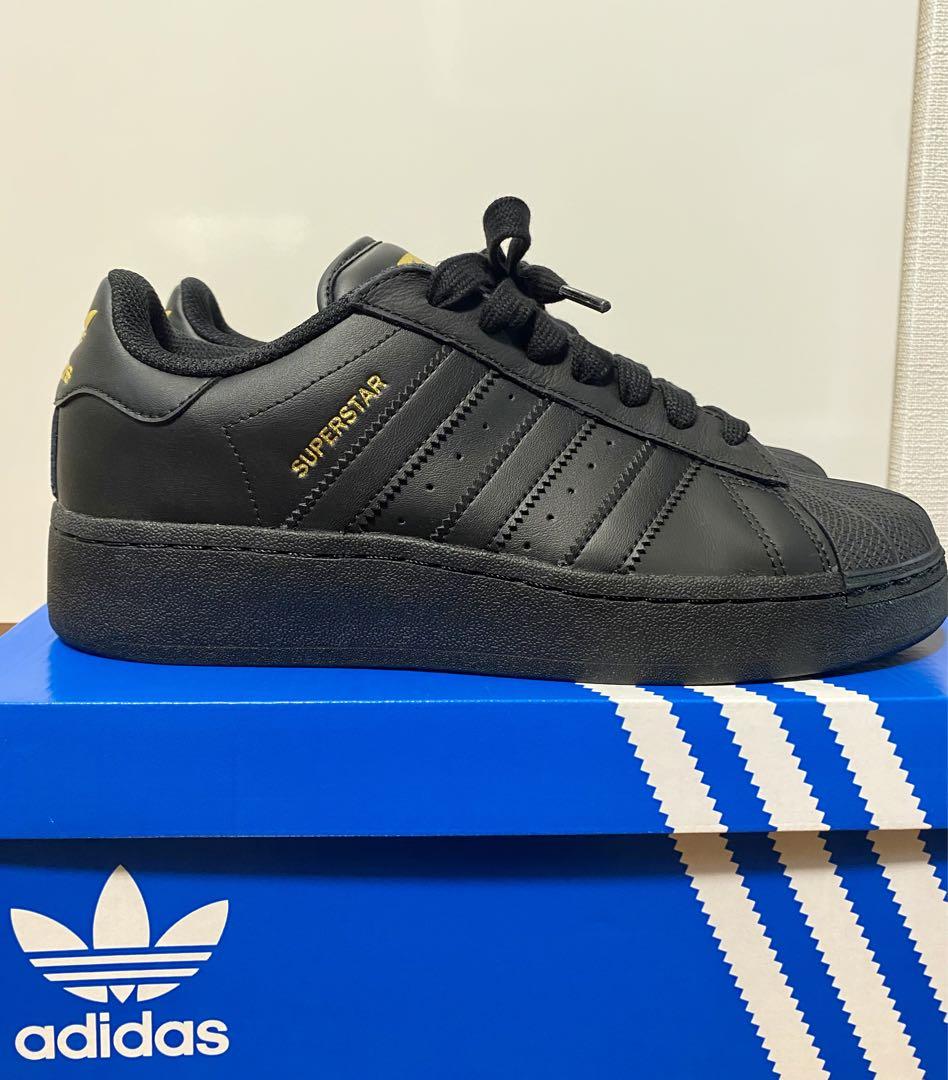 【新品】adidas スーパーコート　黒　26.5㌢（管理番号：165） 26.5cm新品】adidasスタンスミス 黒 FX5499 新品