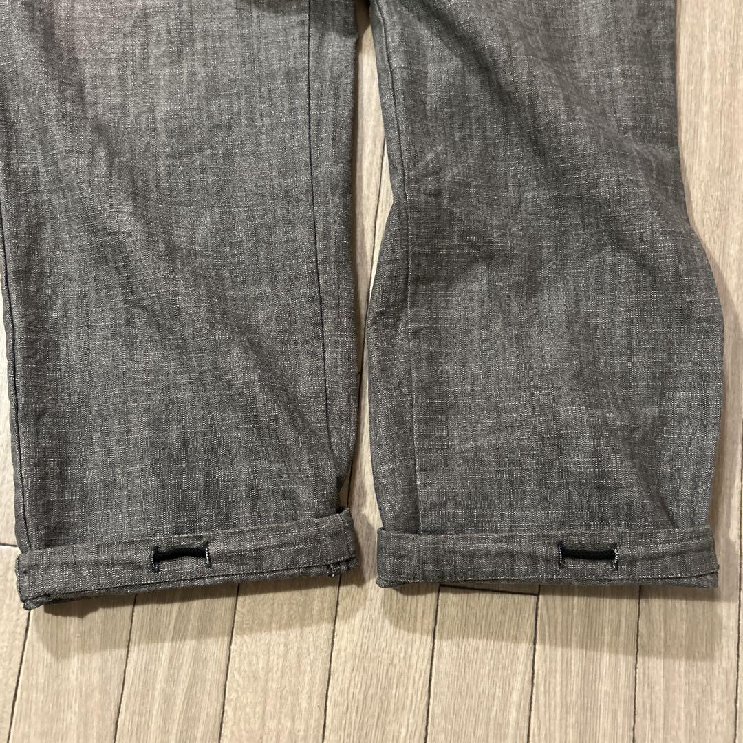 ポストオーバーオールズE-Z Lax 4 slub dungaree grey