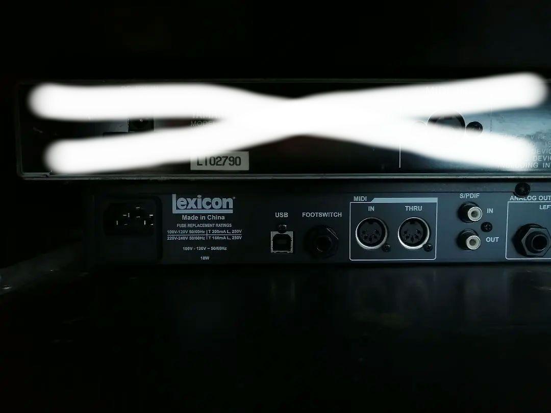 Lexicon MX300 デジタルリバーブ 動作確認済