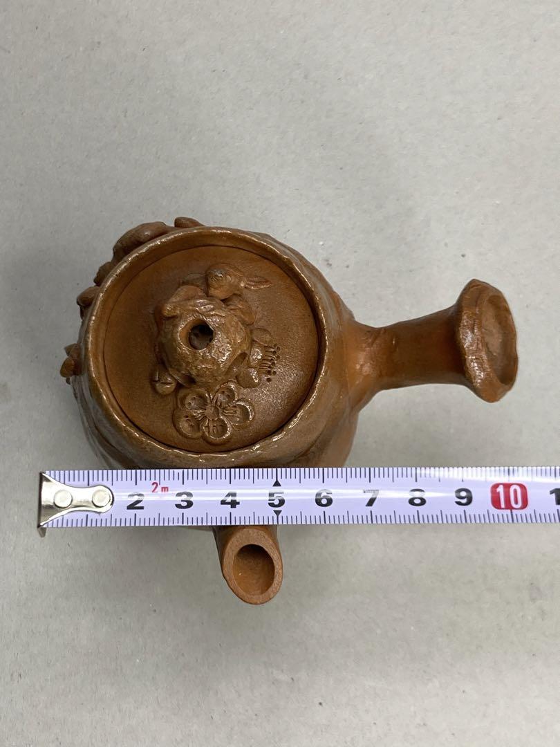 田嶋勝三作　煎茶急須　湯呑２個　萬古焼　未使用品