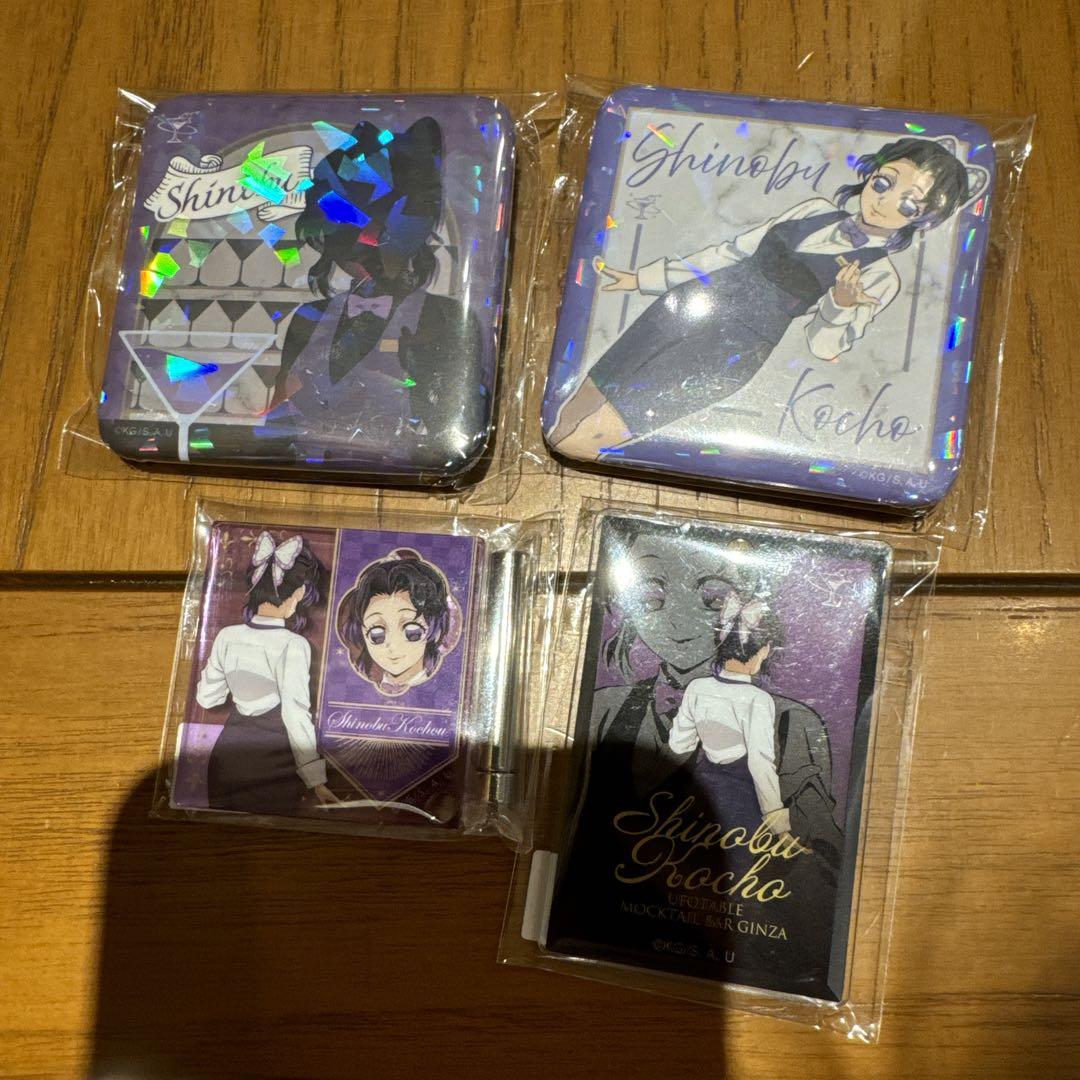グランドセール 鬼滅の刃 モクテル 銀座 バッジ アクリルハネス 胡蝶しのぶ ピンズ・ピンバッジ・缶バッジ