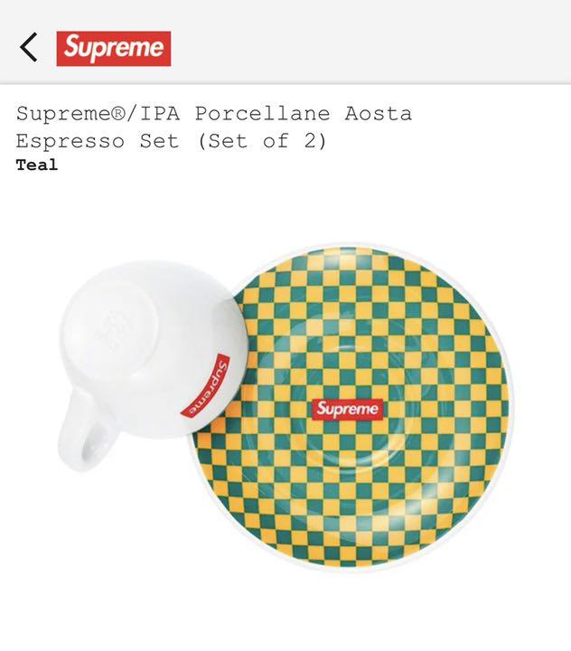 低価在庫あ Supreme IPA Porcellane Aosta Espresso R2Hkp-m74902655861 在庫あ定番