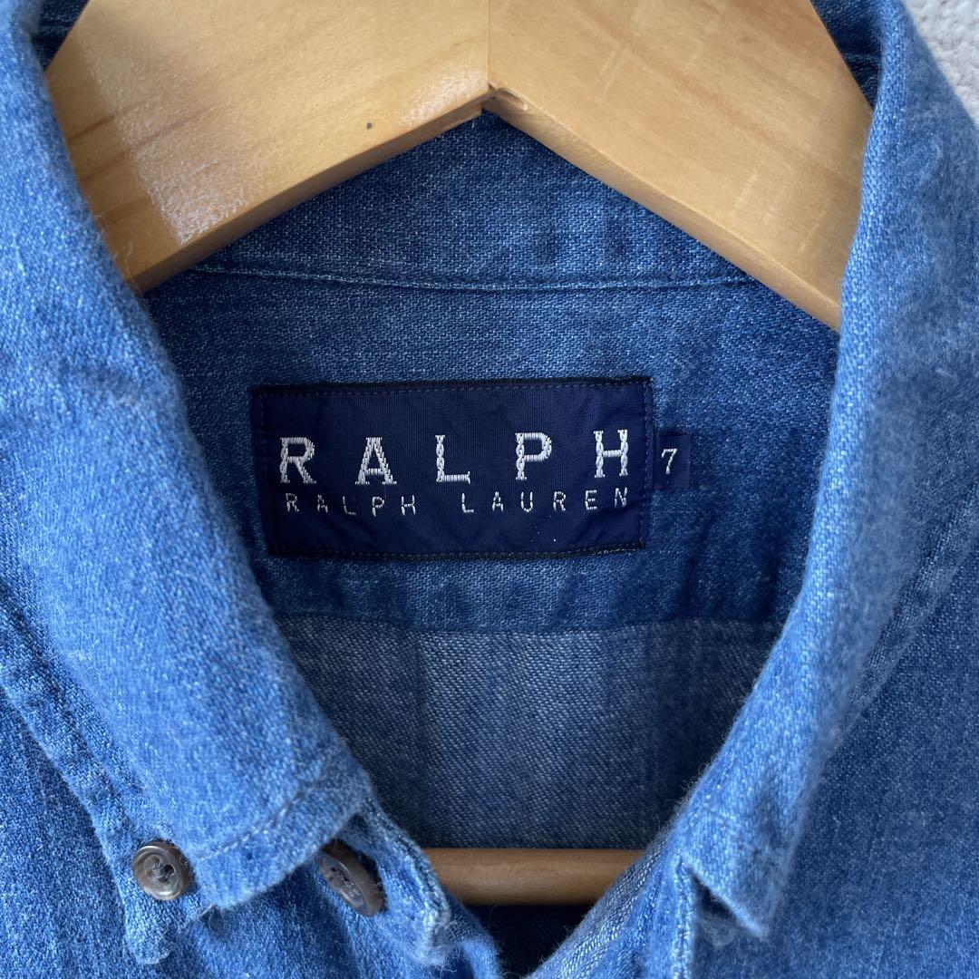 Ralph Lauren 半袖デニムシャツ サイズ7