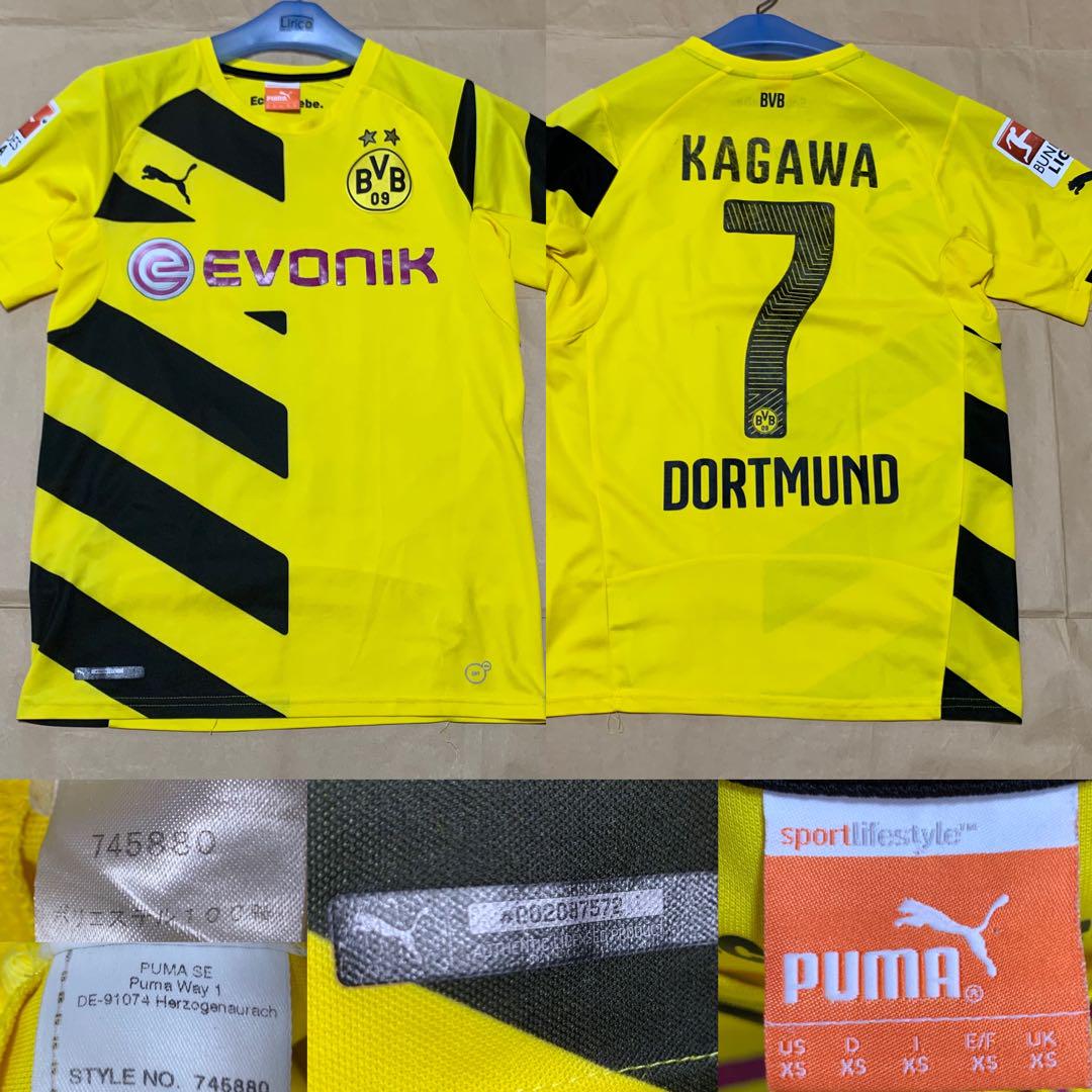 PUMA ボルシア・ドルトムント ユニフォーム 香川真司 YXL(キッズサイズ) PUMA ドルトムント 18/19 ユニフォーム ホーム 半袖 レプリカ
