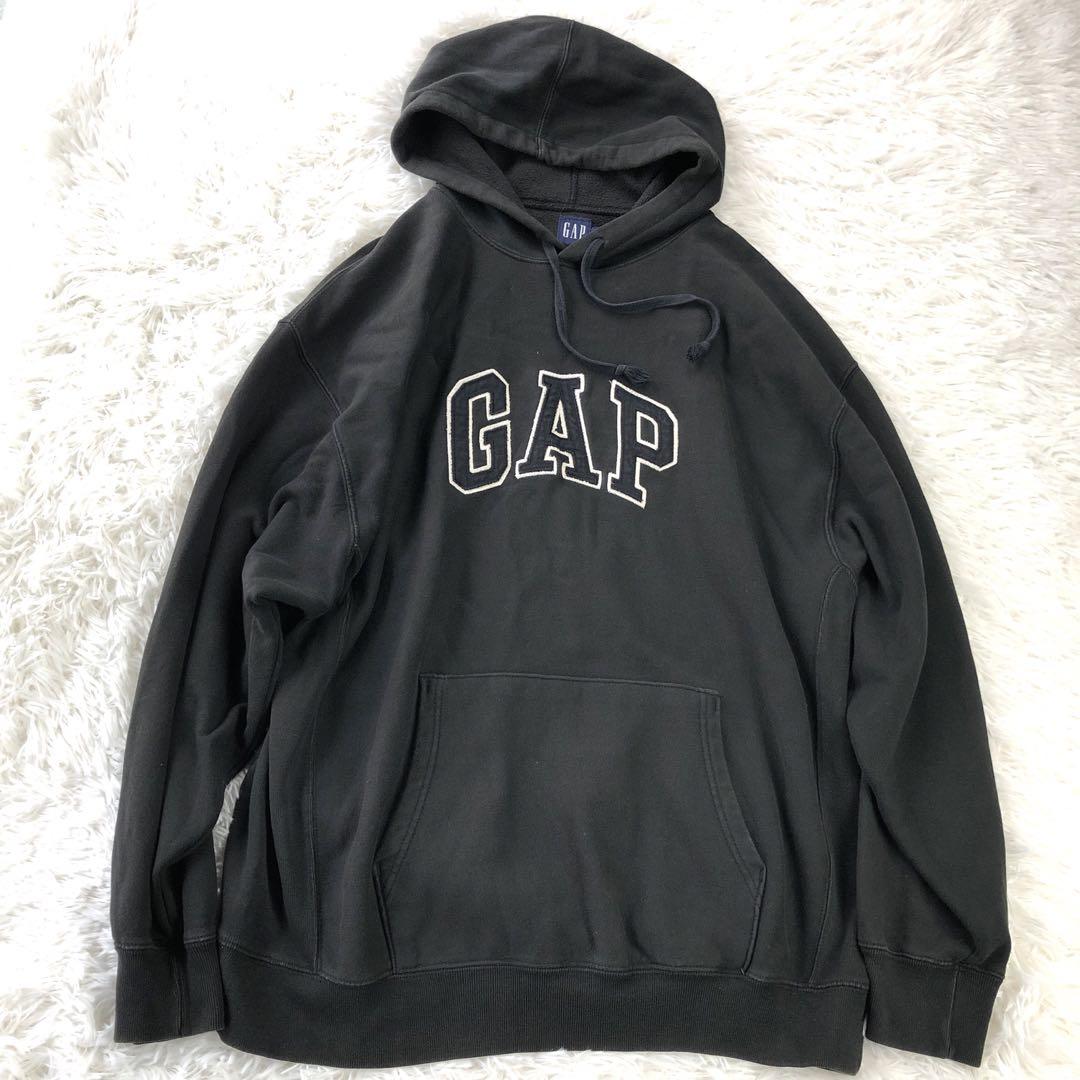 ★韓国製★GAP オールド ギャップ パーカー ビッグロゴ 刺繍 XXL相当 ★韓国製★GAP オールド ギャップ パーカー ビッグロゴ 刺繍 XXL相当