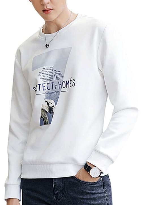 白７【残りわずか】これからの季節に　スタイリッシュ　トレーナー