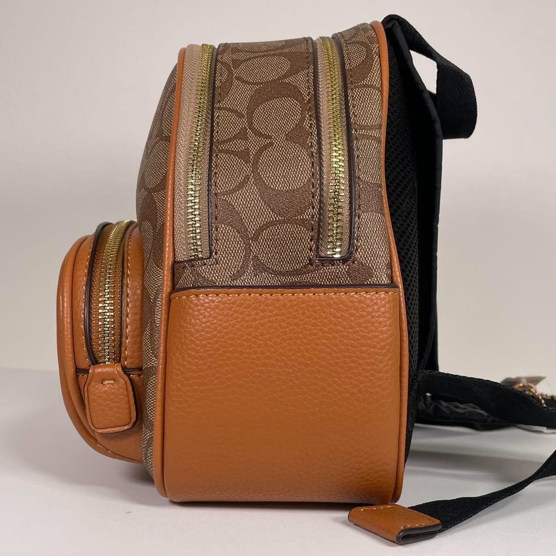 COACH】 タグ有り ミニ リュック バックパック ブラウン