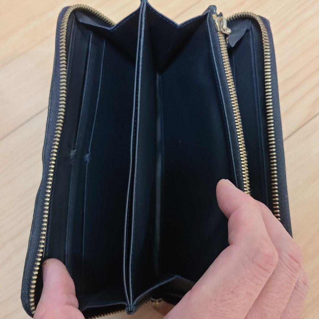 Louis Vuitton ブラック エナメル長財布