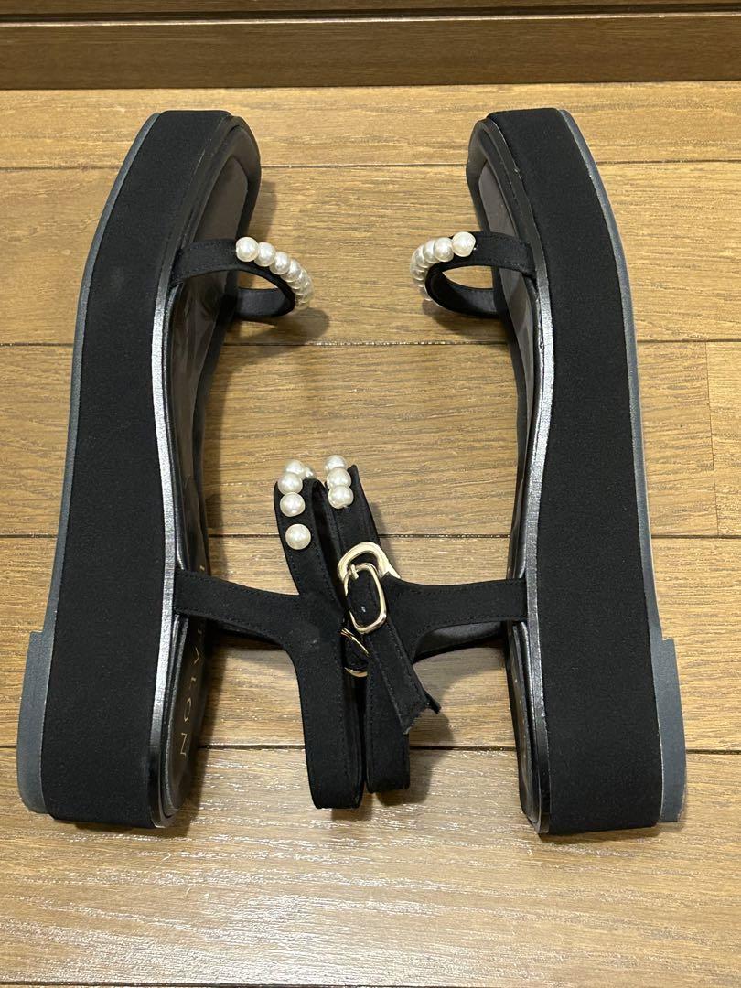 ルタロン　パールフラットサンダル