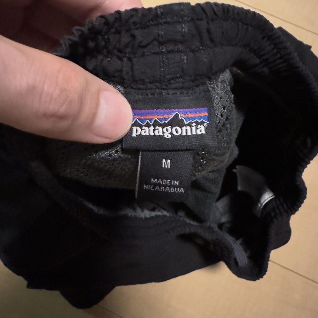 patagonia バギーズショーツ　7インチ　Ｍサイズ　黒　ブラック
