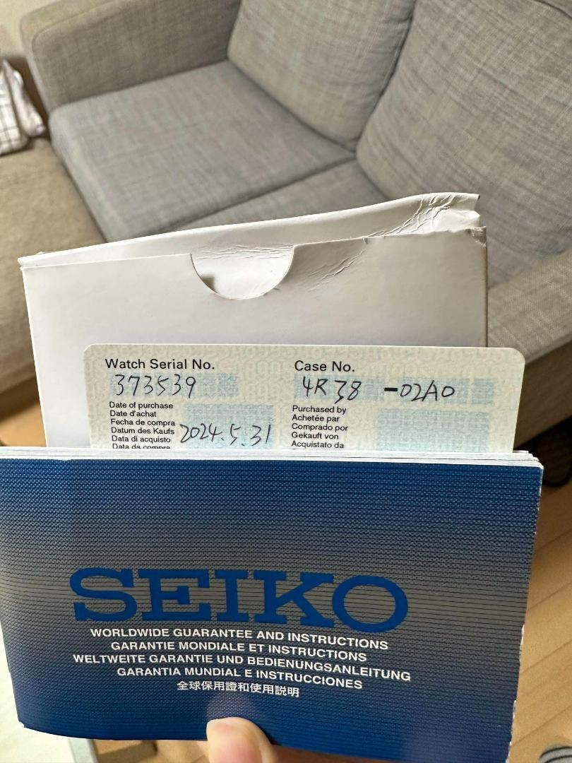 【美品】【値引中】セイコー SEIKO 4R38-02A0 自動巻き