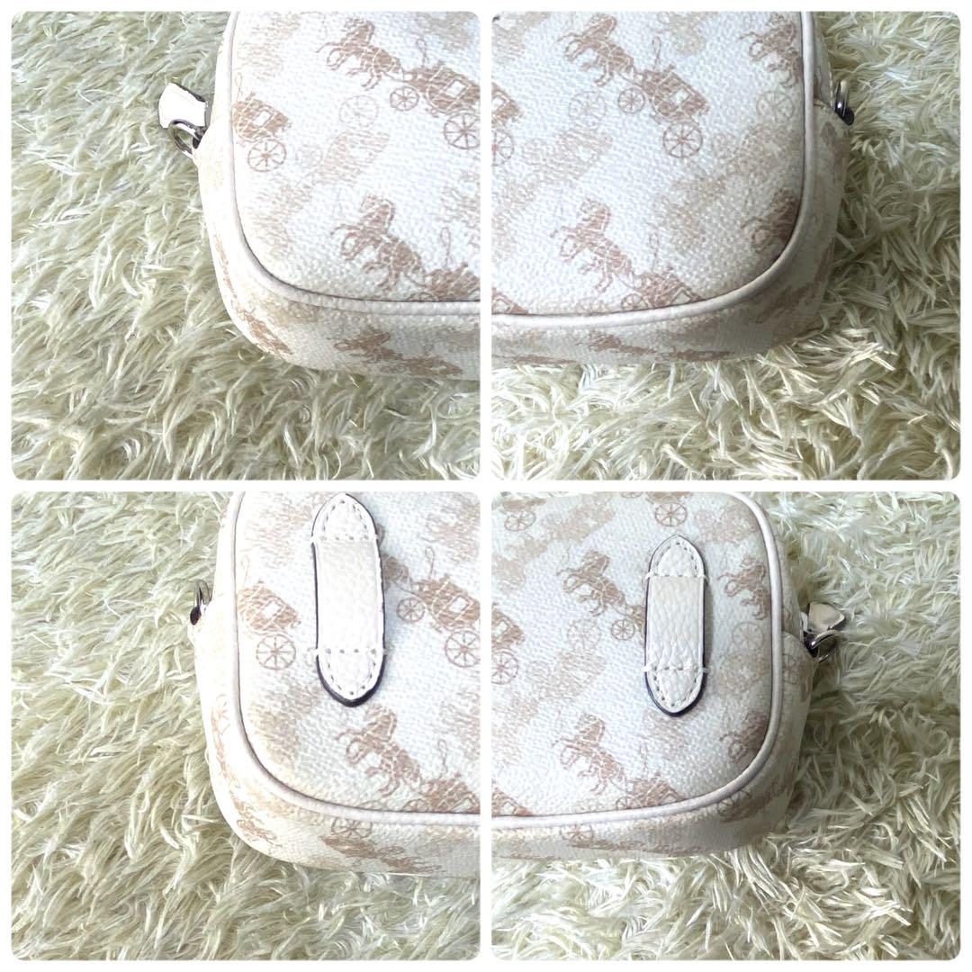 美品✨ コーチ COACH ショルダーバッグ ホースアンドキャリッジ 2way