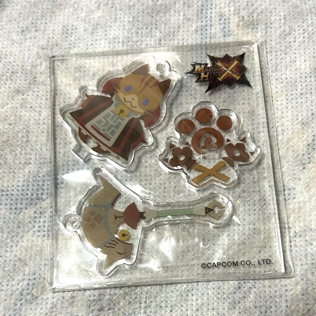 【絶品】 モンハンクロス ガムートネコ アクリルマスコットコレクション キーホルダー・アクリルキーホルダー