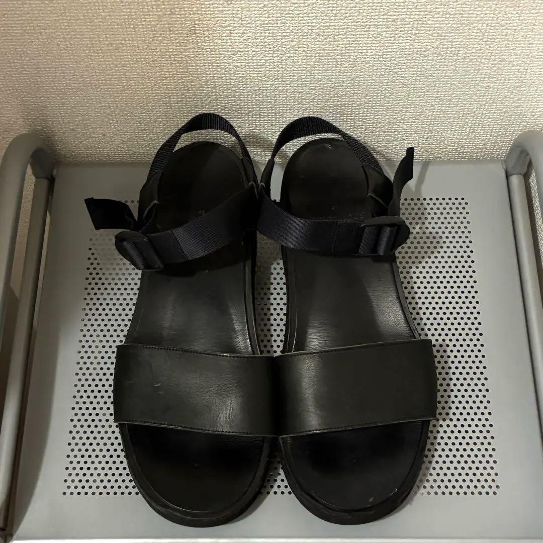 フットワークス サンダル レザー 黒 28.0 コモリ AH.H ビブラム フットワークス サンダル レザー 黒 28.0 コモリ AH.H ビブラム