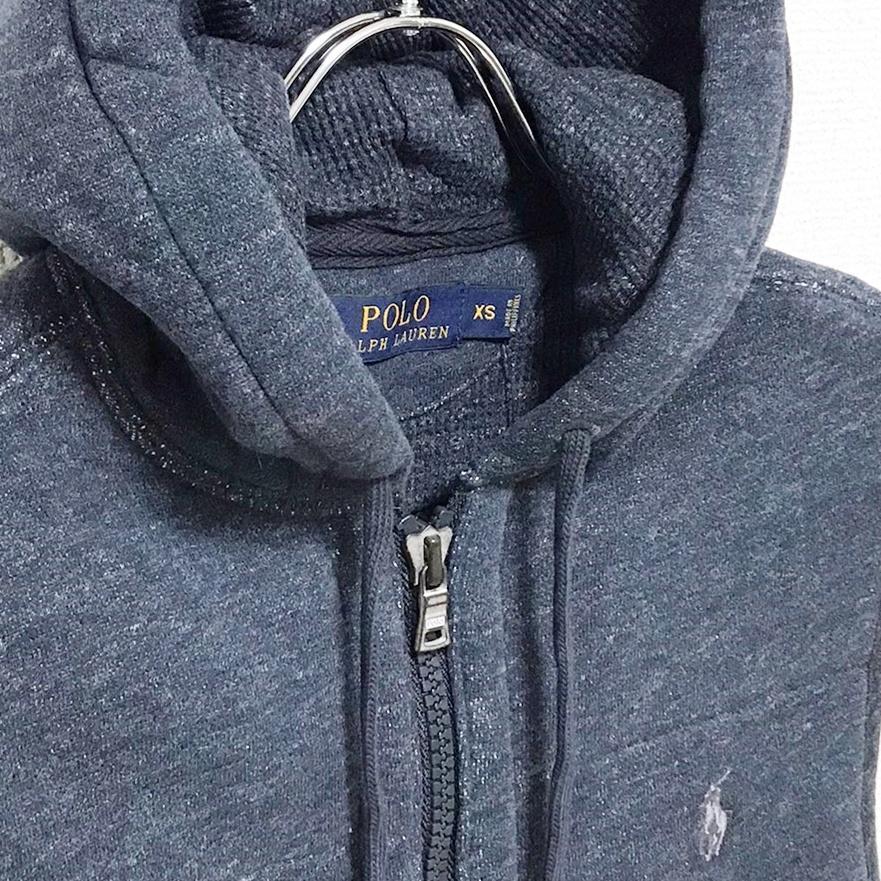 【未使用品】POLO RALPH LAUREN フリースフードベスト XSサイズ