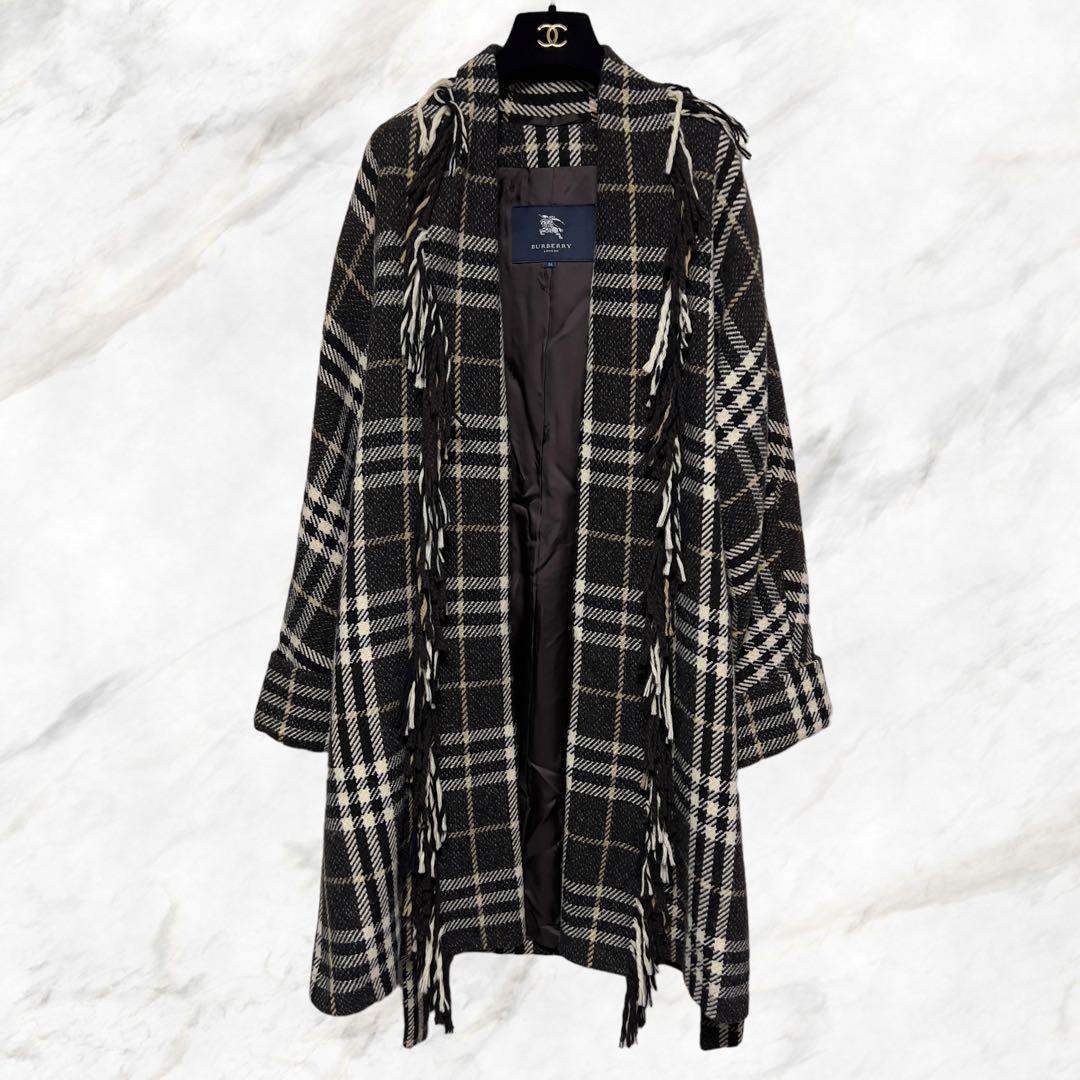 Burberryメガチェック　バーバリーロンドン　コート38 BLACK Burberryメガチェックバーバリーロンドンコート38 BLACK