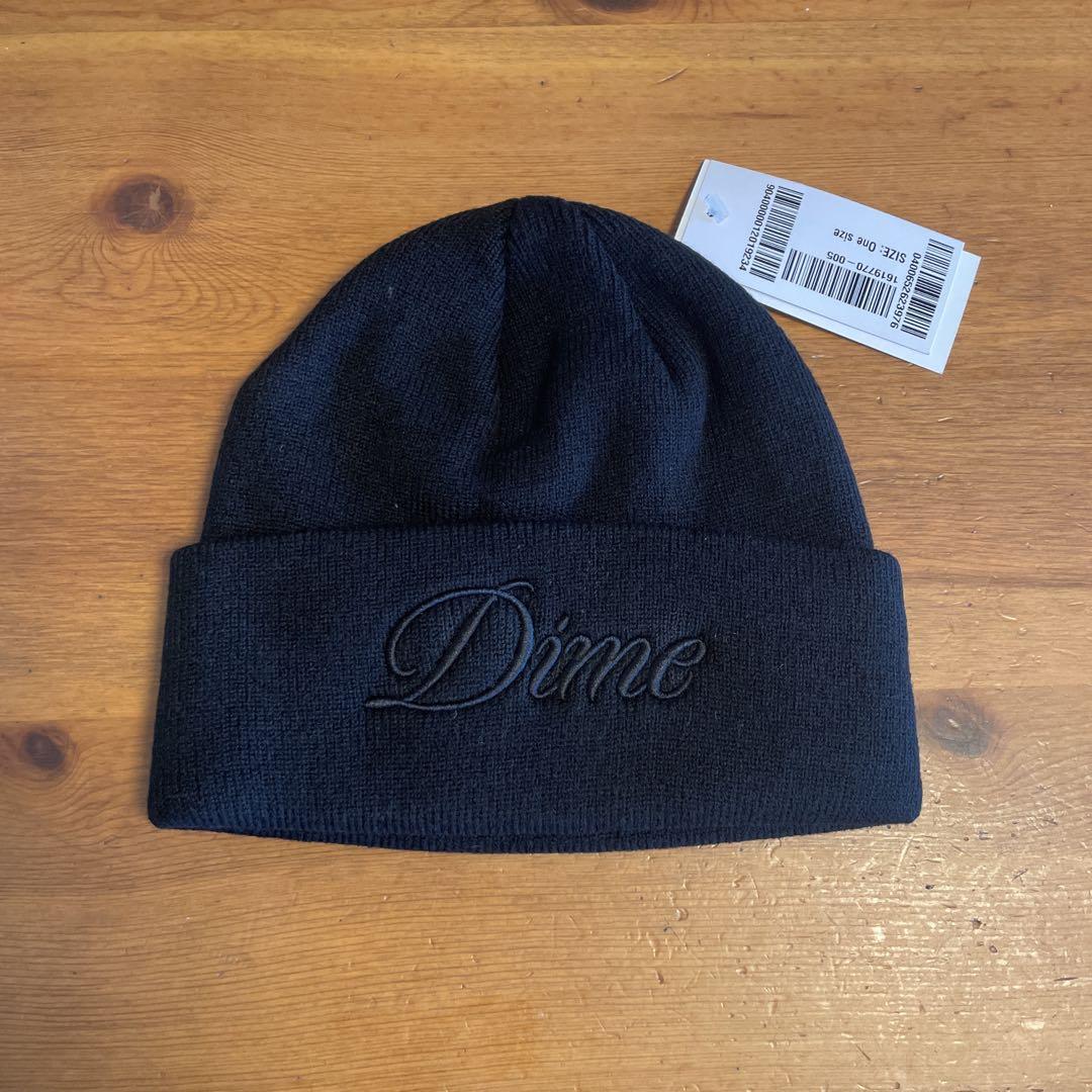 Dime ロゴ　ビーニー　ニット帽