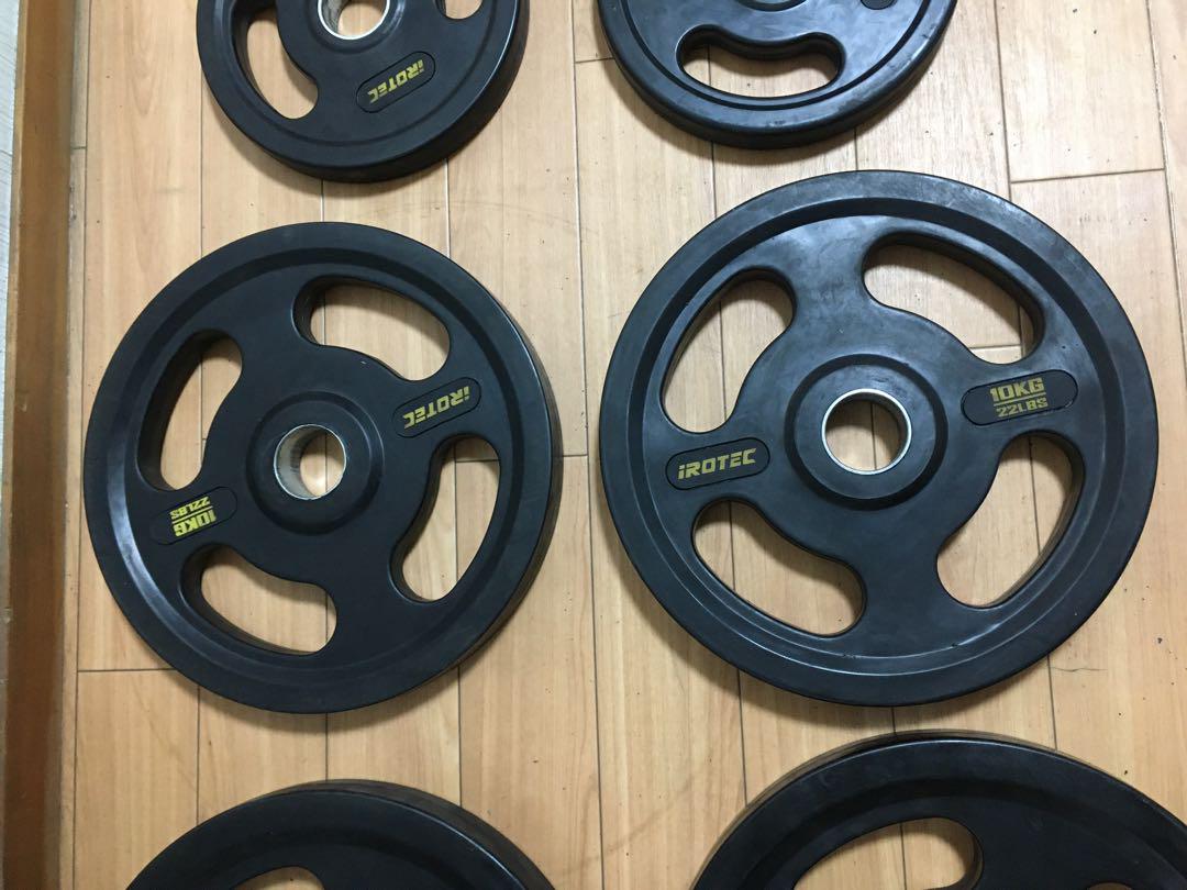 iROTECオリンピックプレートセット 計67.5Kg