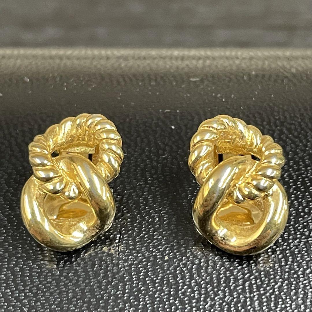 ディオール イヤリング ロープ ゴールド色系 ピアス アクセサリー レディース
