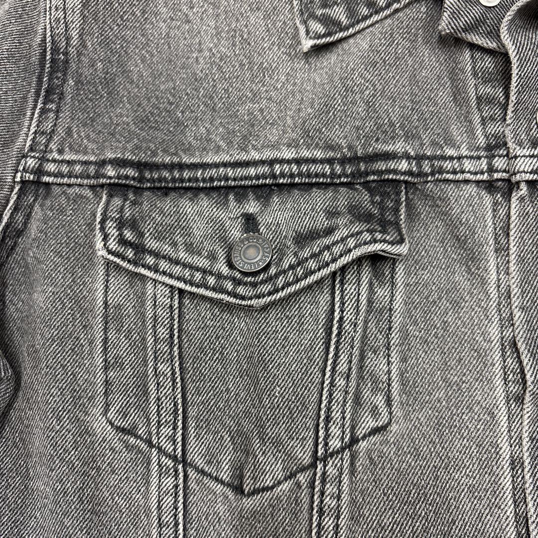 美品　リーバイス トラッカージャケット　Lサイズ ブラックデニム　Levi's