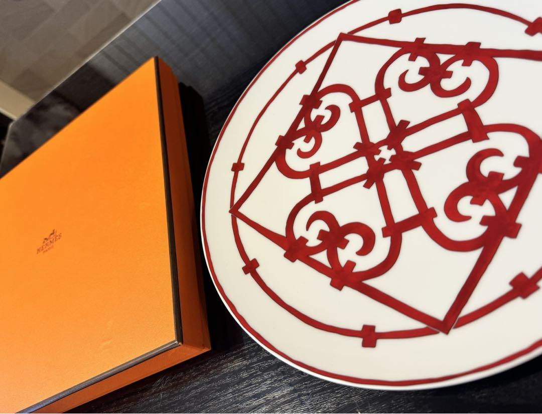 2枚の方はコメント HERMES ガダルキヴィール26センチ ディナー