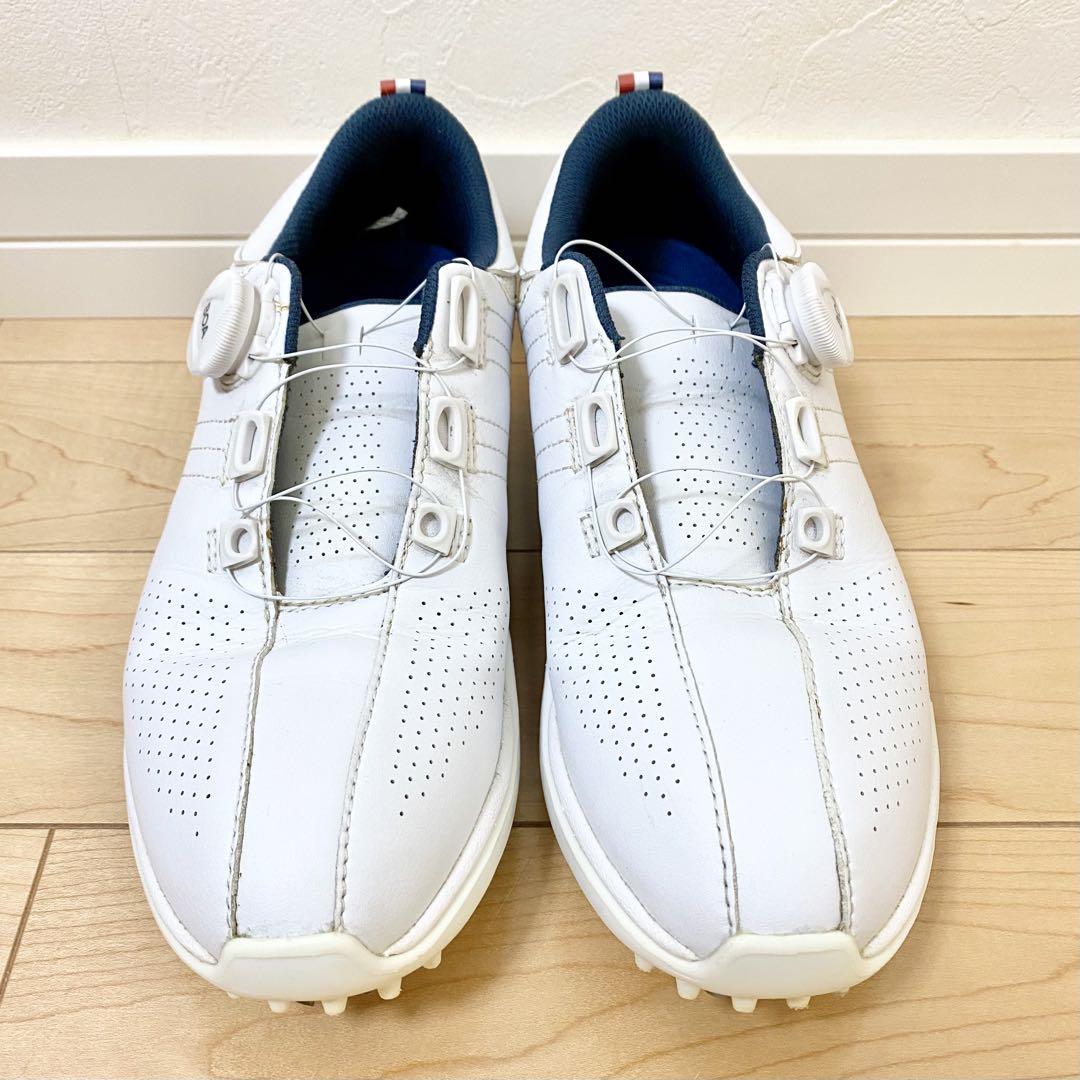 公式ファッションブランド通販サイト Callaway 使用3回 25cm メンズ 白 BOAシステム ゴルフシューズ シューズ(男性用)