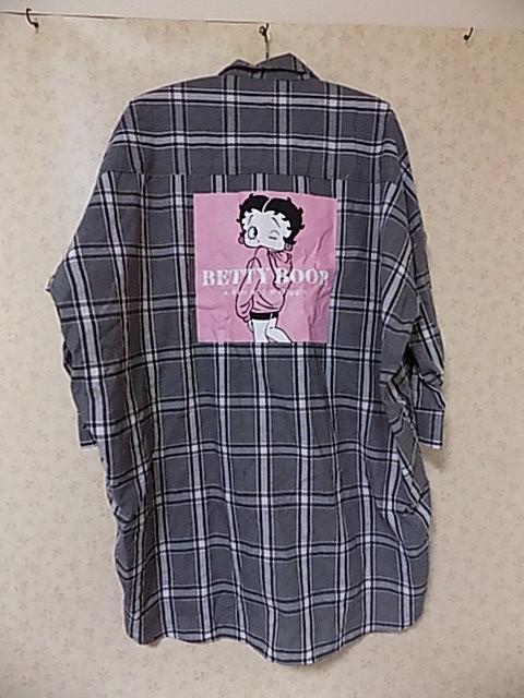 小物などお買い得な福袋 DENIFITS 61552 BettyBoop 3L 長袖シャツ ベティちゃん トップス